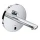 KLUDI-ZENTA-SL-E-UP-Wandarmatur-Rund-mit-Mischhebel-190mm-Ausl-chrom-3850105 gallery number 1